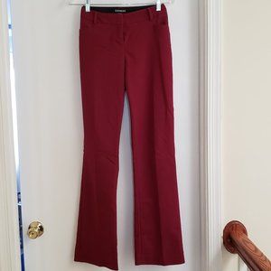 Express Columnist Pants - Dark Red